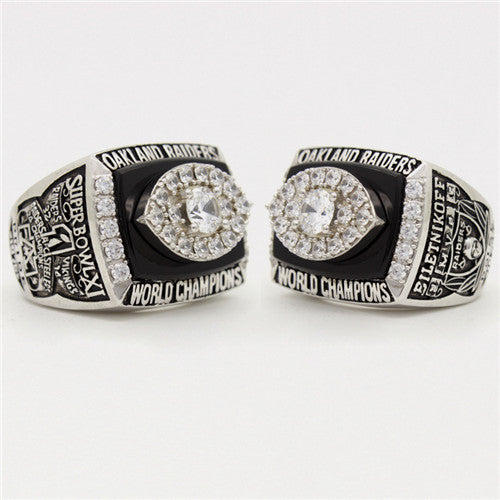 Custom Oakland Raiders 1976 NFL Super Bowl XI Championship Ring
