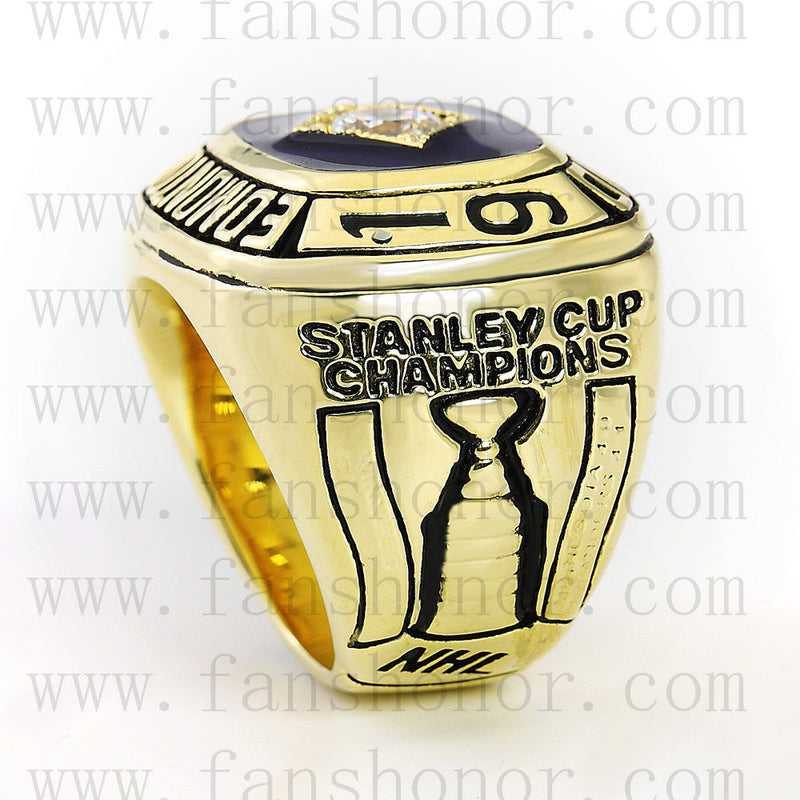 Customized NHL 1984 Edmonton Oilers Stanley Cup Championship Ring