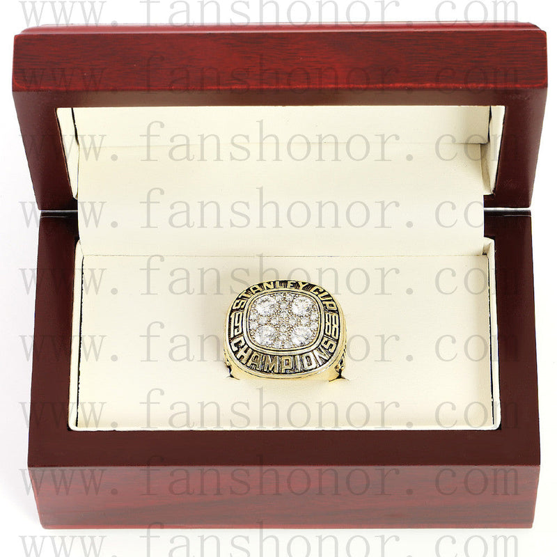 Customized NHL 1988 Edmonton Oilers Stanley Cup Championship Ring