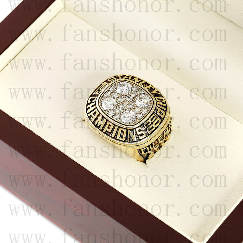 Customized NHL 1988 Edmonton Oilers Stanley Cup Championship Ring