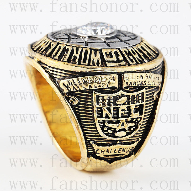 Customized Green Bay Packers NFL 1966 Super Bowl I Championship Ring