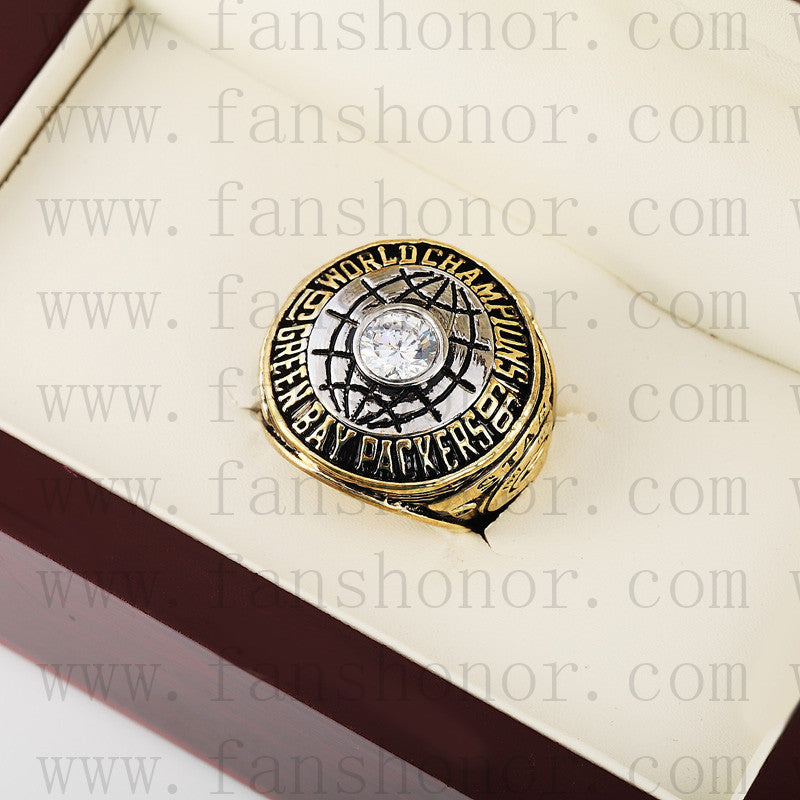 Customized Green Bay Packers NFL 1966 Super Bowl I Championship Ring