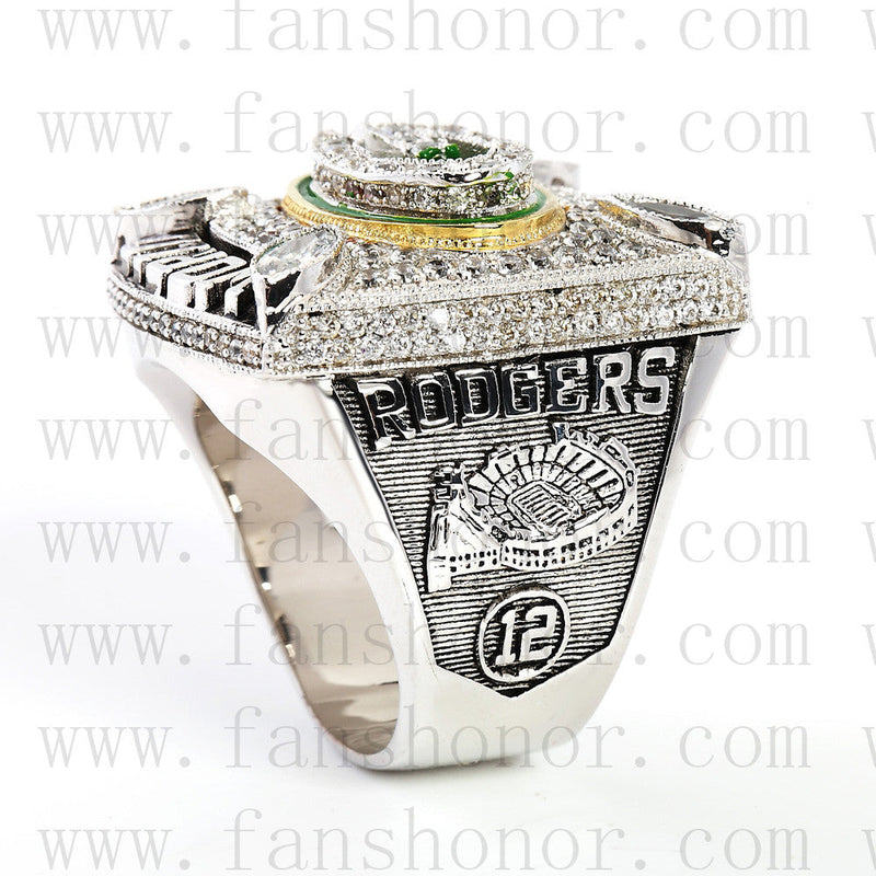 Customized Green Bay Packers NFL 2010 Super Bowl XLV Championship Ring