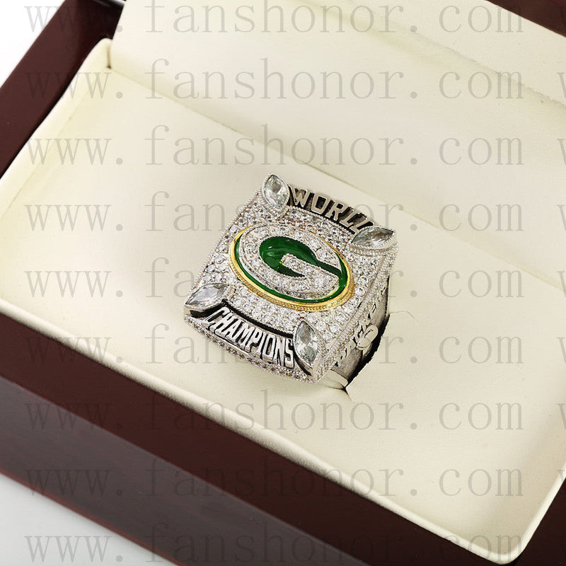 Customized Green Bay Packers NFL 2010 Super Bowl XLV Championship Ring
