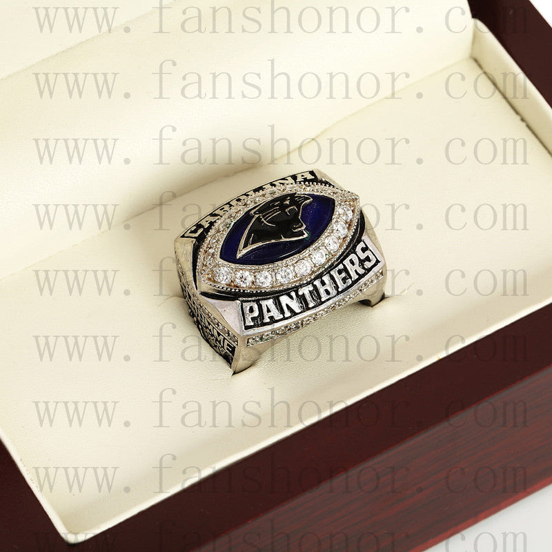 Customized NFC 2003 Carolina Panthers National Football Championship Ring