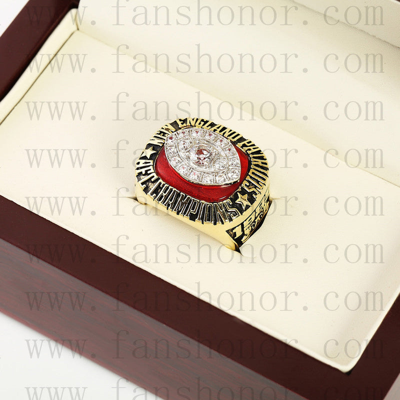 Customized AFC 1985 New England Patriots American Football Championship Ring