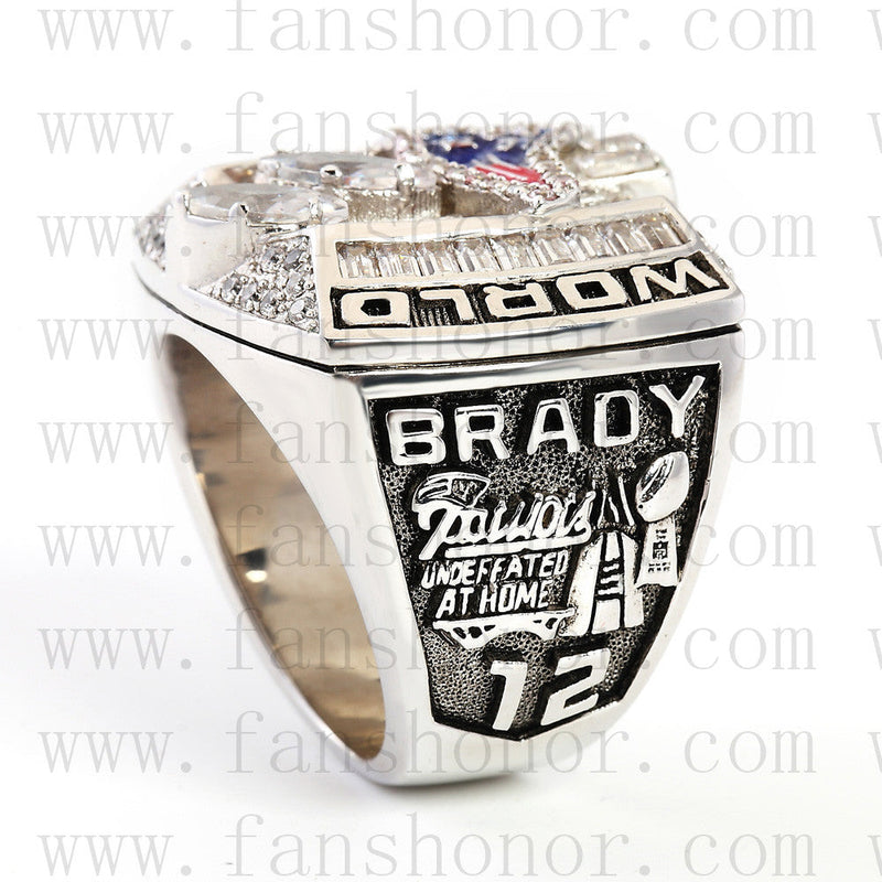 Customized New England Patriots NFL 2003 Super Bowl XXXVIII Championship Ring