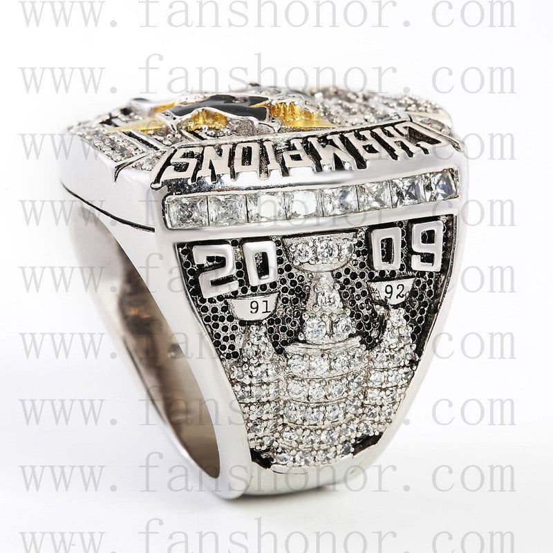 Customized NHL 2009 Pittsburgh Penguins Stanley Cup Championship Ring