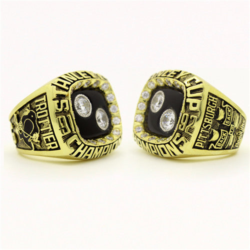 Custom 1992 Pittsburgh Penguins NHL Stanley Cup Championship Ring