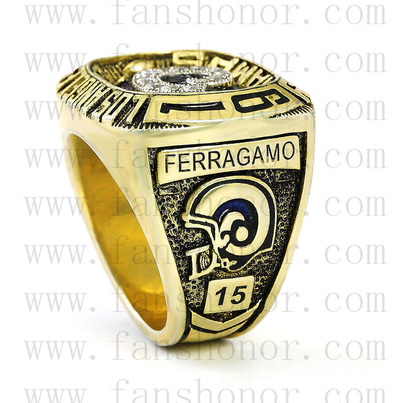 Customized NFC 1979 Los Angeles Rams National Football Championship Ring