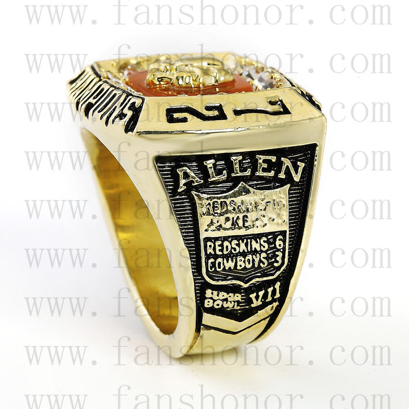 Customized NFC 1972 Washington Redskins National Football Championship Ring