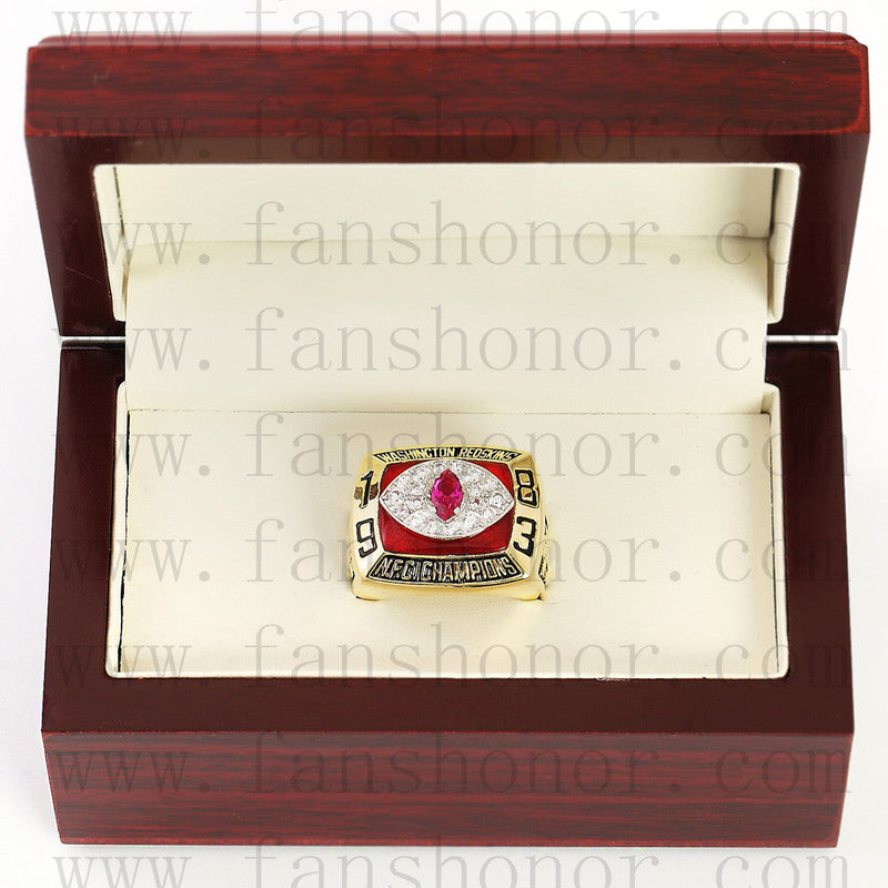 Customized NFC 1983 Washington Redskins National Football Championship Ring