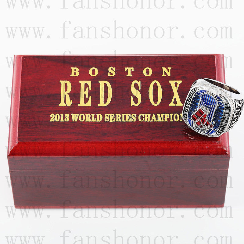 Customized MLB 2013 Boston Red Sox World Series Championship Ring