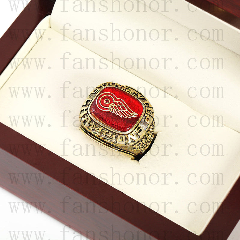 Customized NHL 1997 Detroit Red Wings Stanley Cup Championship Ring