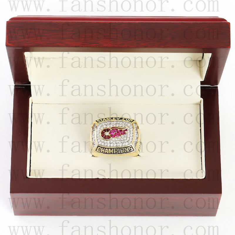 Customized NHL 1998 Detroit Red Wings Stanley Cup Championship Ring