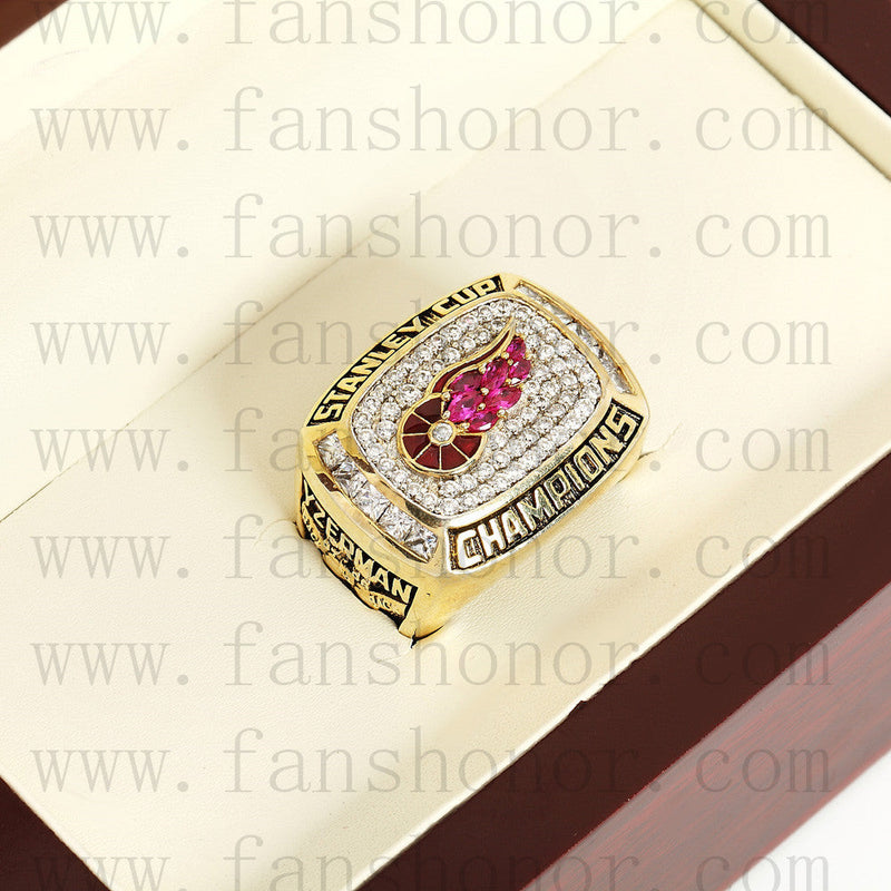 Customized NHL 1998 Detroit Red Wings Stanley Cup Championship Ring