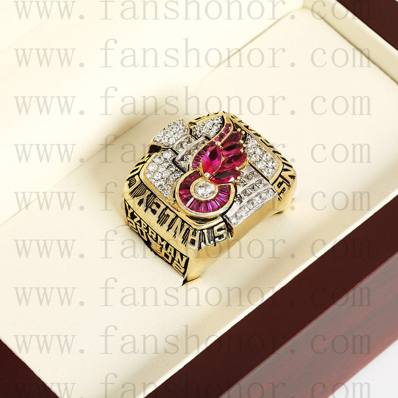 Customized NHL 2002 Detroit Red Wings Stanley Cup Championship Ring