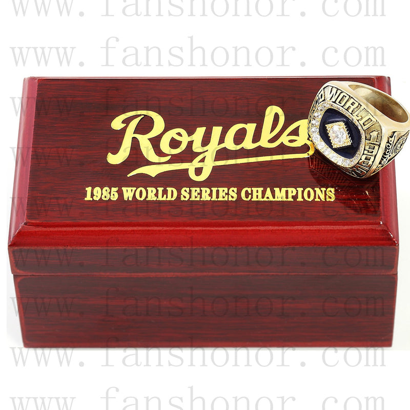 Customized MLB 1985 Kansas City Royals World Series Championship Ring