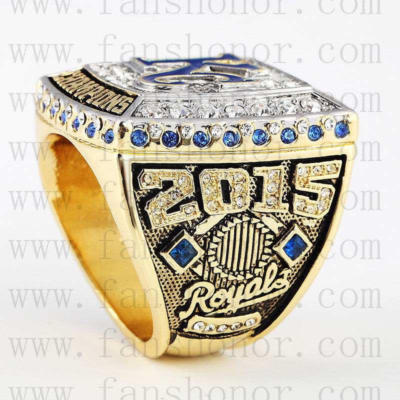 Customized MLB Kansas City Royals 2015 MLB World Series Championship Ring