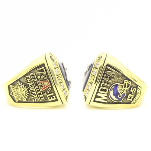 1994 San Diego Chargers American Football AFC Championship Ring