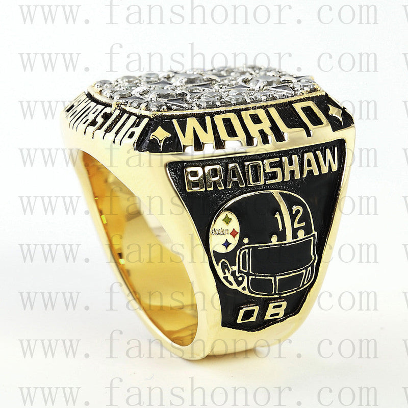 Customized Pittsburgh Steelers NFL 1978 Super Bowl XIII Championship Ring