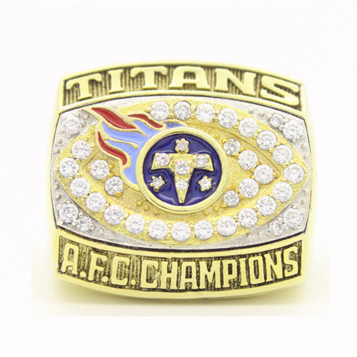 Custom 1999 Tennessee Titans American Football Championship Ring