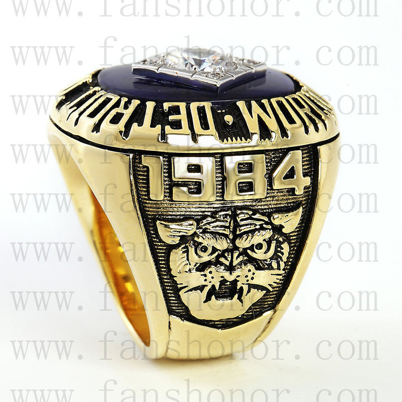 Customized MLB 1984 Detroit Tigers World Series Championship Ring