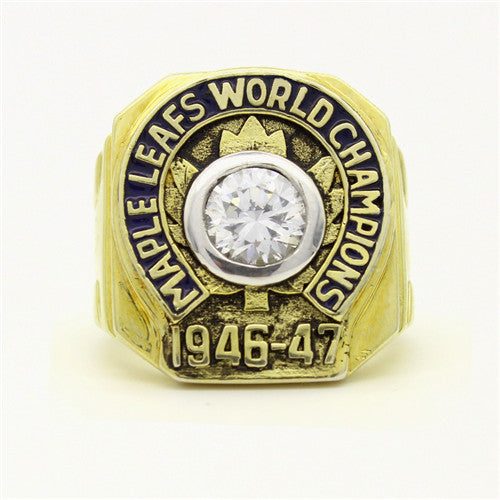 Custom 1947 Toronto Maple Leafs NHL Stanley Cup Championship Ring