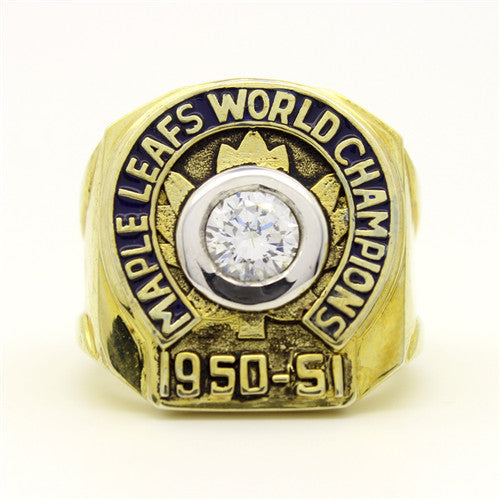 Custom 1951 Toronto Maple Leafs NHL Stanley Cup Championship Ring