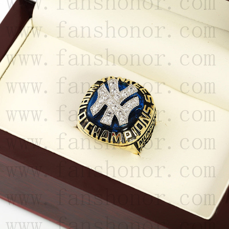 Customized MLB 1977 New York Yankees World Series Championship Ring