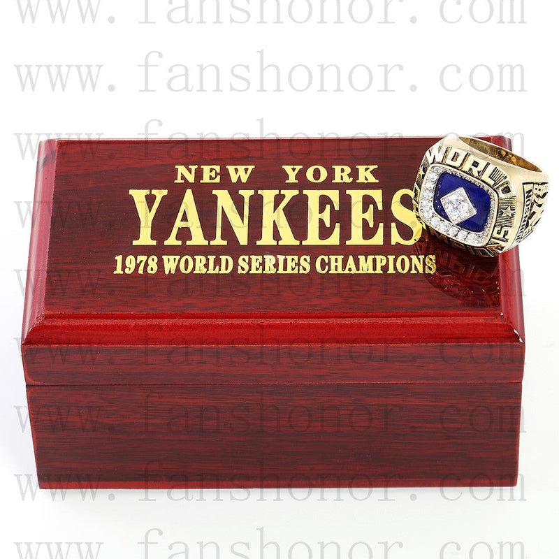 Customized MLB 1978 New York Yankees World Series Championship Ring