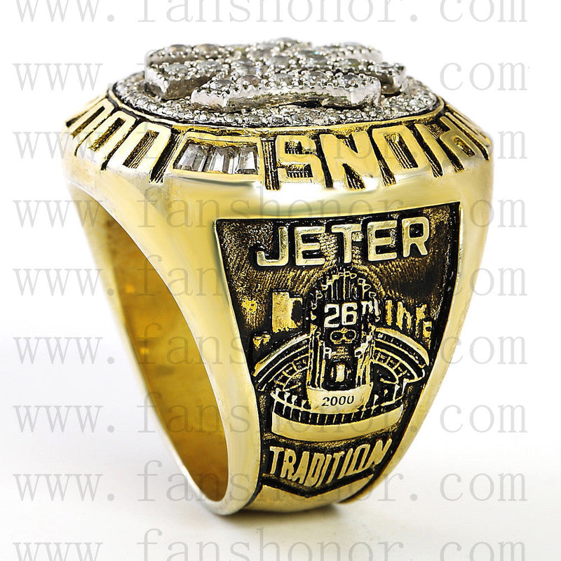 Customized MLB 2000 New York Yankees World Series Championship Ring