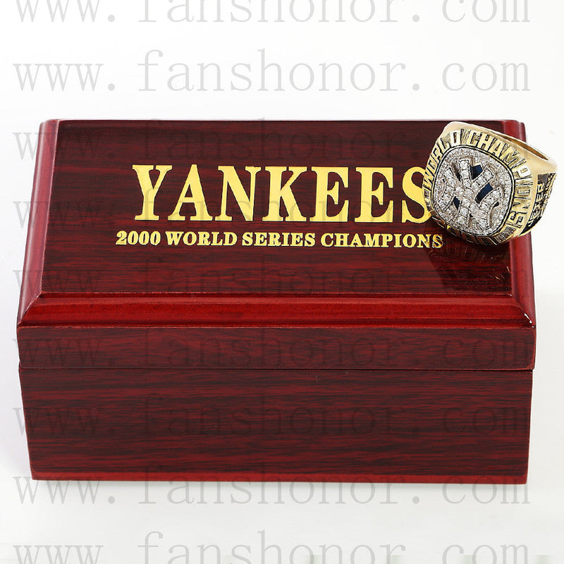 Customized MLB 2000 New York Yankees World Series Championship Ring